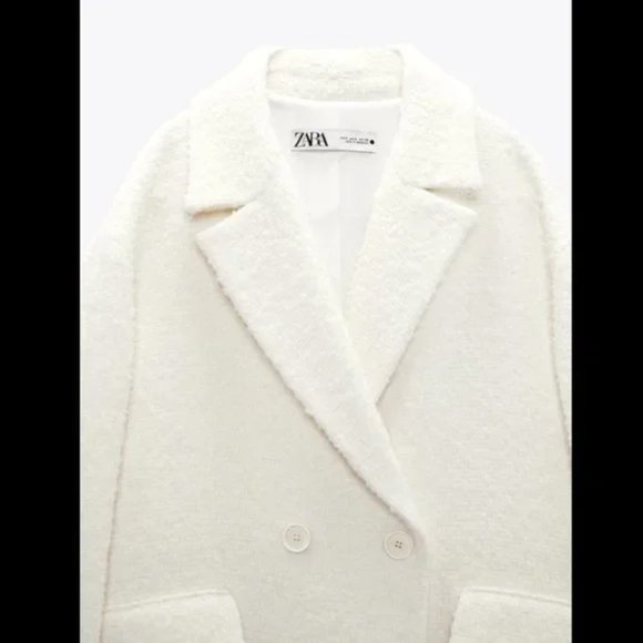 ZARA TEXTURED COAT - Picture 4 of 6